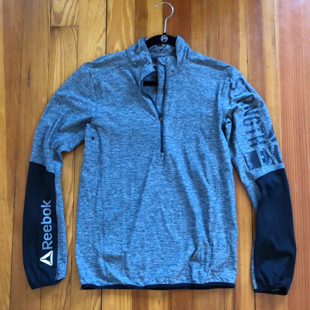 Men’s Heathered Grey Performance 1/4 Zip